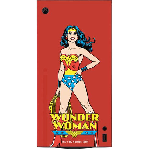 DC Comics Wonder Woman Portrait XBox Series X Digital Edition Console Skin